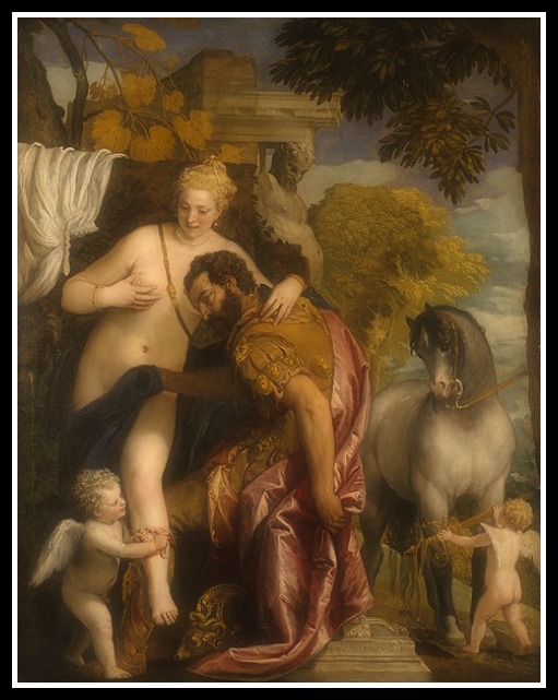 &quot;Mars and Venus United by Love&quot; by Paolo Veronese. (1570).